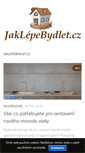 Mobile Screenshot of jaklepebydlet.cz